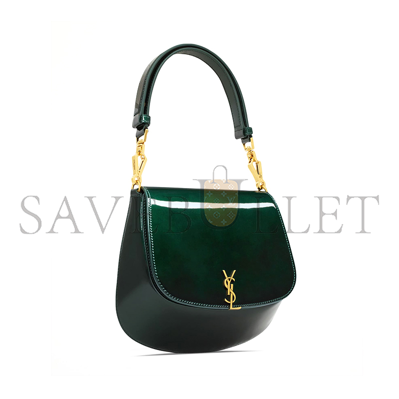 Y*L voltaire top handle in patent leather 800846aaekl3856 (17.5*21*8cm)